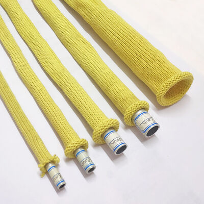 Quality  25mm Kevlar Roller Sleeve High Temperature Resistant Aramid Sleeve factory