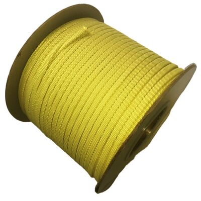 Fireproof Kevlar Braided Rope 10*4mm For Glass Tempering Furnace Machine Rollers