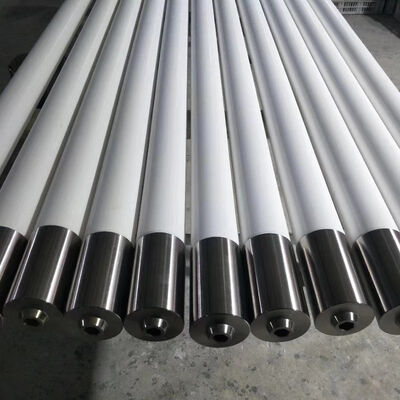 99.8% Fused Silica Ceramic Roller 60mm 85mm Industrial Ceramic Rollers