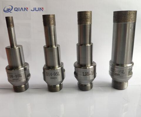 120mm Threaded Diamond Drill Bit Customized Glass Drilling Bit