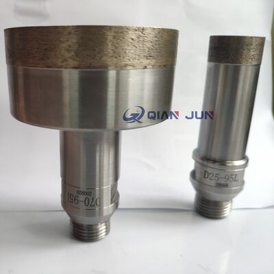 Threaded Shank Glass Core Drill Bit 70mm Diameter