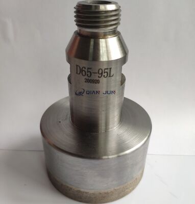 Customized Sintered Diamond Drill Bits 65mm Diameter Diamond Core Drills For Glass