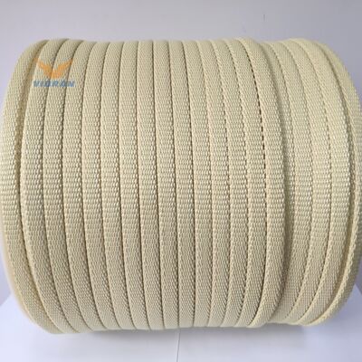 Flat Type Kevlar Aramid Rope 10*4mm 12*4mm Fiber Woven Rope