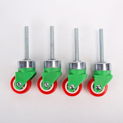 PU Roller Casters Customized Industrial Castor Wheels For Working Table